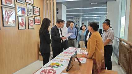 青岛市侨联赴胶州市文化服务中心调研并开展文化艺术交流活动